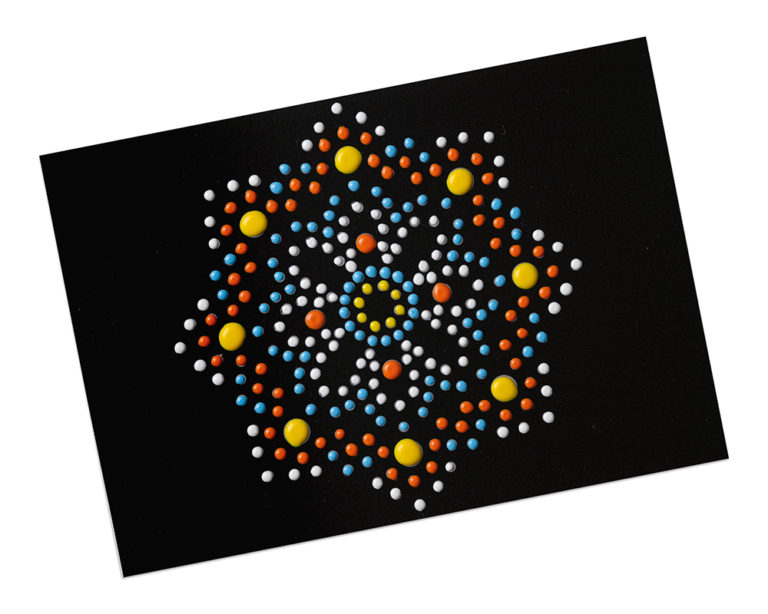 A kész mandala lapok