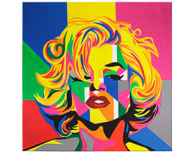 A kész pop art portré