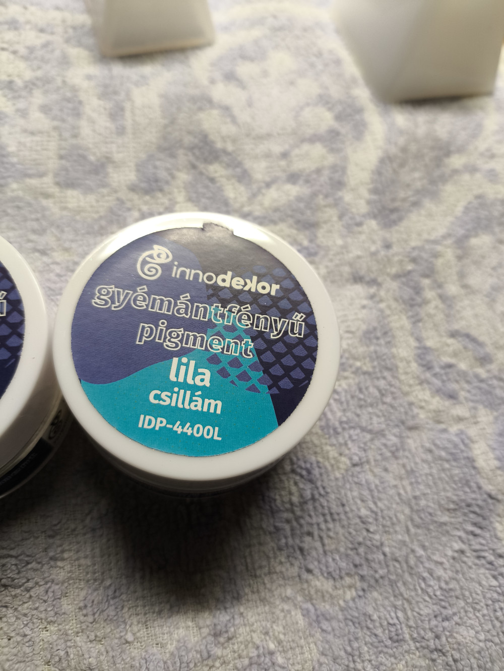 Gyémántfényű pigment por - lila csillám, 1kg